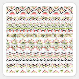 Set of geometric seamless patterns Sticker